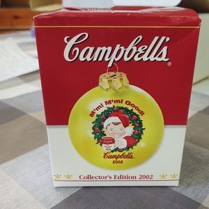2002 Collectors Edition Campbells Soup Kids Christmas Ornament